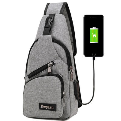 

Canvas Men&Women Chest Pack Single Shoulder Strap Back Pouch Crossbody Sling Shoulder Chest Pouches Travel