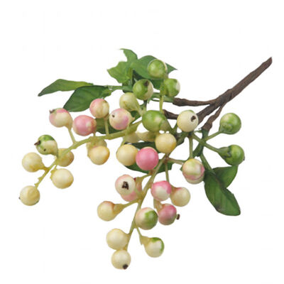 

Creative Leaves Branch Artificial Flower Arrangement Fake Foam Fruit Living Room Bedroom Decoration