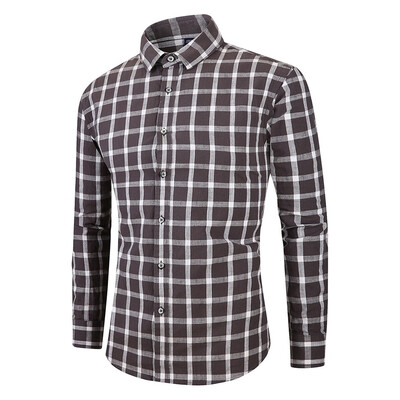 

Tailored Mens Winter Long Sleeve Button Turndown Collar Casual Top Blouse Shirts