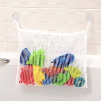 

Baby Bath Bathtub Toy Hanging Bag Suction Bathroom Stuff Tidy Net Mesh Storage Bag