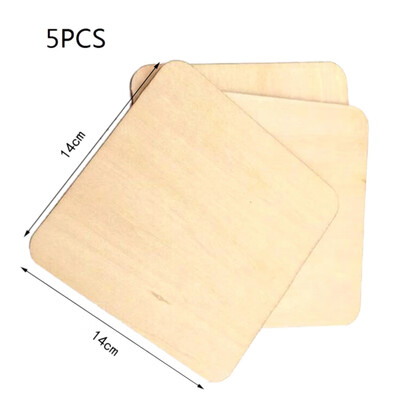 

Diy Painted Wood Chip Green Blank Plaque Creative Decorative Board