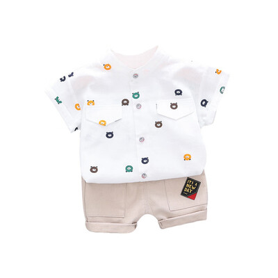 

Children Casual Outfits Set Summer Boy Clothes Set T-shirtShorts Casual Outfits Kids Boy Clothes Sets