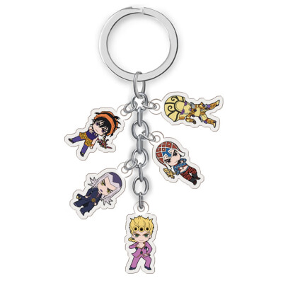 

Anime JOJOs Fantastic Adventure keychain Acrylic Pendant Anime Accessories Cartoon Cosplay Anime Fans Gifts