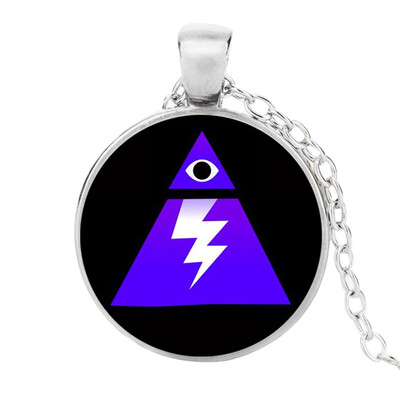 

FOR-TNITE Alloy Gemstone Necklace Pendant Fans Favorite Gamer Gifts for Boys Girls Adults