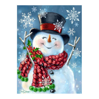 

Toponeto Christmas Diamond Rhinestone Pasted Embroidery Painting Cross Stitch Home Decor