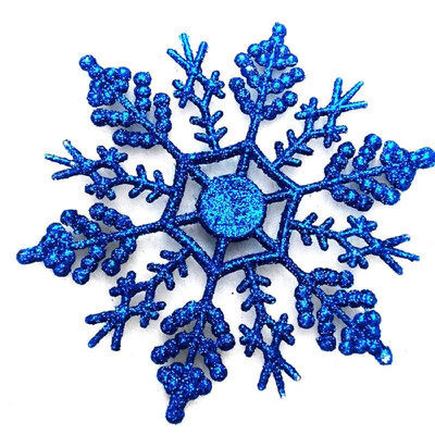 

1PCS Christmas decorations acrylic 10CM snowflake Christmas supplies decoration Christmas tree pendant loose powder