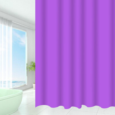 

Mould Mildew Resistant Shower Curtain Thicken Waterproof Eco-Friendly Bathroom Curtain with Hooks