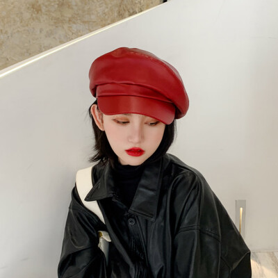 

Tailored Womens Hat Autumn Winter Warm Fashion Tongue Hat Solid Color Hat