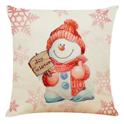 

Christmas Pillow Case Covers Couch Cushion Cover Pillow Cover Modern Xmas Art Patterned Home Decoration Furniture Accessory