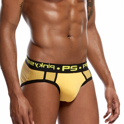 

Tailored Mens Sexy Letter Print Short Breathable Net Underpants Pants Briefs Underwear