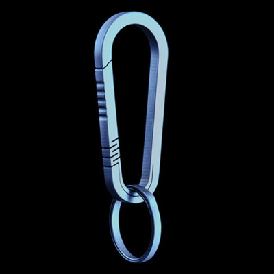 

Titanium Alloy Durable Carabiner Keychain Clip Hook Buckle Keyring Outdoor Tool