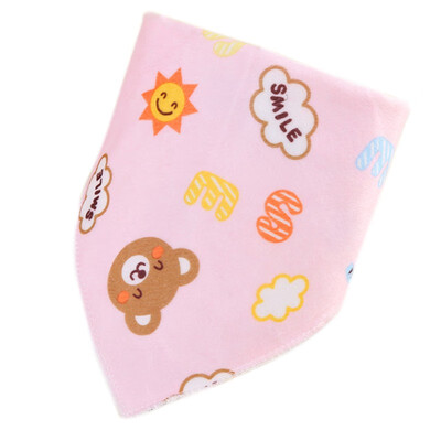 

Baby Bibs Boy Girl Cartoon Animals Water Absorb Bib Burp Cloth Triangle Soft Velvet Baby Saliva Towel Accessories