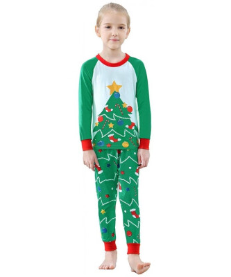 

XMAS PJs Family Matching Adult Women Kids Christmas Tree Nightwear Pyjamas Pajamas US