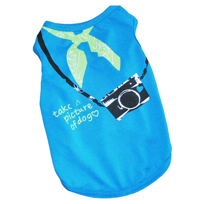 

Summer Dog Clothes Puppy Shirts Pet Cat Vest Breathable Pet Clothes Lovely Spring Pet Apparel Selling