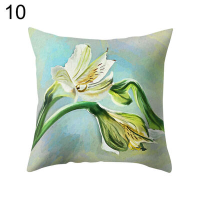 

Flower Monstera Leaf Throw Pillow Case Cushion Cover Sofa Bed Car Office Decor