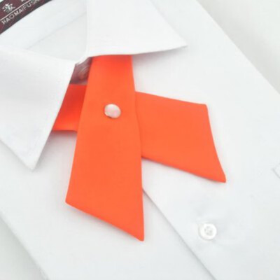 

8 Colors Boys Girls Adjustable Criss-Cross Tie School Uniform Neck Tie Cross Tie