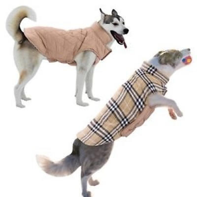 

Dog Winter Waterproof Warm Padded Jacket Coats Clothes For Medium Large Pet UI