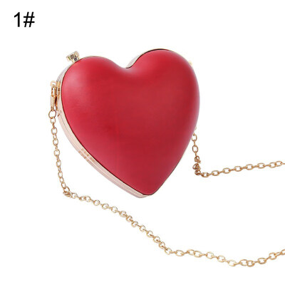 

Fashion Women Mini Love Heart Lock Chain Crossbody Shoulder Bag Cosmetic Pouch