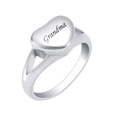 

Fashion 925 Sterling Silver Eternity Ring Love Heart Ash Holder Memorial Finger Ring Cremation Jewelry For Ashes