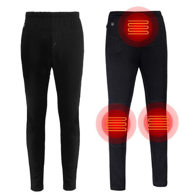 

USB Heated Pants Women Rechargeable Slim thickening Heated Baselayer Pants