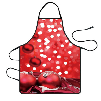 

Tailored Christmas Decoration Waterproof Apron Kitchen Aprons Dinner Party Apron