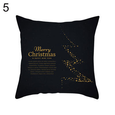 

Chrismas Snowflake Elk Star Pillow Case Cushion Cover Office Home Sofa Decor