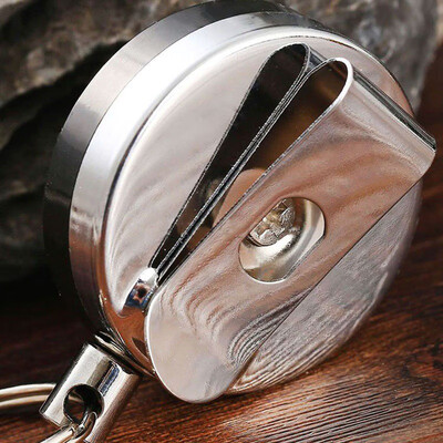 

Round Split Key Chain High Resilient Telescopic Wire Rope Key Ring Wholesale