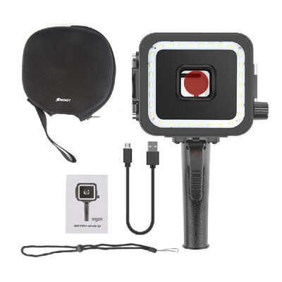 

SHOOT Handheld Underwater LED Video Light Diving Light 900LM Underwater 40m with Red Filter for GoPro Hero 7Hero 6Hero 5 Black