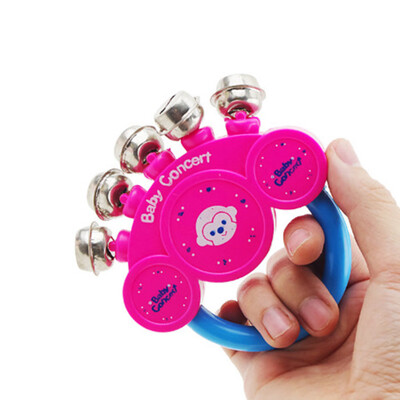 

YIWULAChildren Rattle Toy To Pacify Toy With 5 bells Ringing Metal Hand Bells