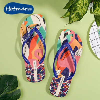 

hotmarzz non-slip flip-flops ladies beach shoes summer