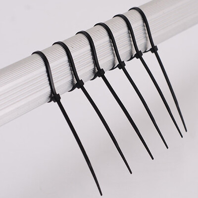 

JPGIF Cable Ties UV Weather Resistant Nylon Resistant Wrap Zip Ties Pack Black 100Pc