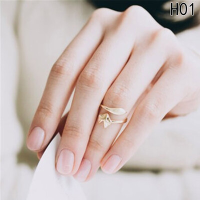 

Fashion Adjustable Ring Fire Fox Rings Nickel-Free Hypoallergenic Best