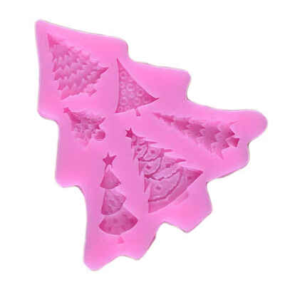

Christmas Tree Silicone Cake Mold Cake Fondant Chocolate Mould Pudding Jelly Handmade Soap Rice Ball Mould