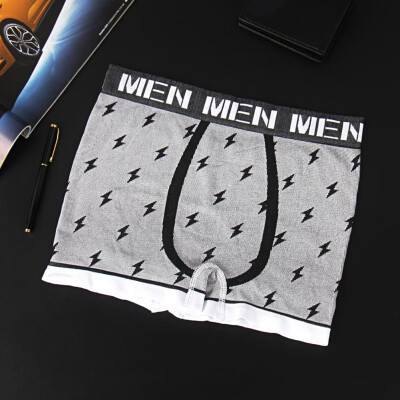 

Fashion Trend Lightning Pattern Printed Underwear Simple Comfortable Mens Boxer Briefs