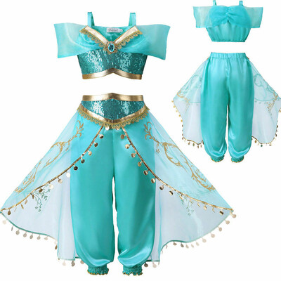 

Indian Style Baby Girls Kids Princess T-shirt Vest Tops Pants Outfit Clothes