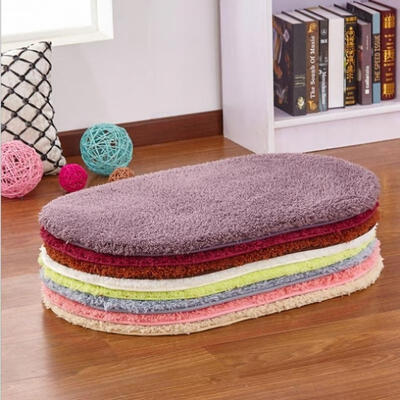 

Soft Tufted Microfibre Bathroom Shower Bath Mat Rug Non-Slip Back 9 Colours