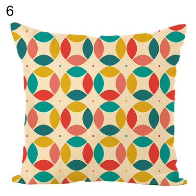 

Geometry Printed Throw Pillow Case Cushion Cover Sofa Bed Office Home Decor
