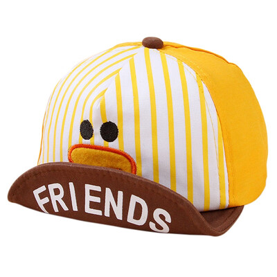 

Summer Baby Girl Cap Children Sun Hats Animal Friends Printed Expression Babies Cap Accessories