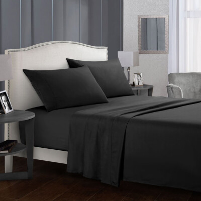 

Toponeto Bed Sheet Set Super Soft Microfiber Luxury Sheets 16 Inch Deep Pocket Wrinkle An