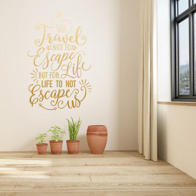 

Removable Wall Sticker Sayings Words Art Decor Decal Living Room Bedroom Vinyl Carving Self-Adehesive PVC Wall Decal Sticker