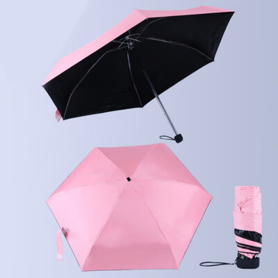

Small Fashion Folding Rain Umbrella Women Men Gift Mini Parasol Pocket Girls Anti-uv Waterproof Travel Laptop Umbrella