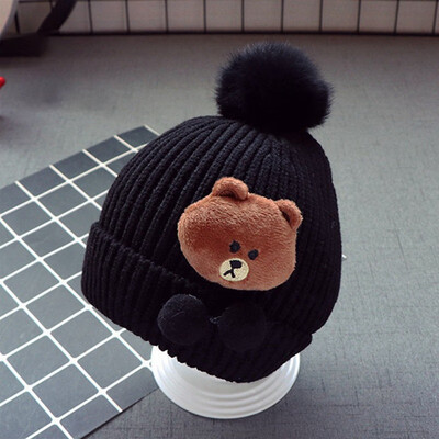 

Winter Baby Knitting Hats Warm Newborn Photography Props Hat Knitted Caps Lovely Baby Accessories Beanie Cute Cap