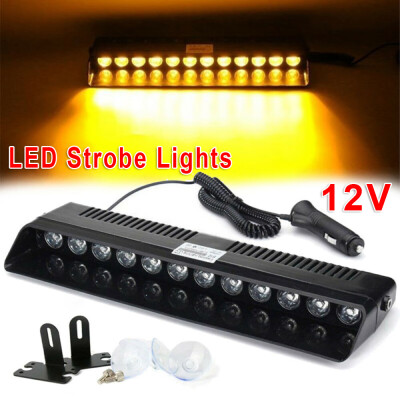 

Car Windshield High Power LED Strobe Light Flashing Dash Urgent Lamp Warning 12V