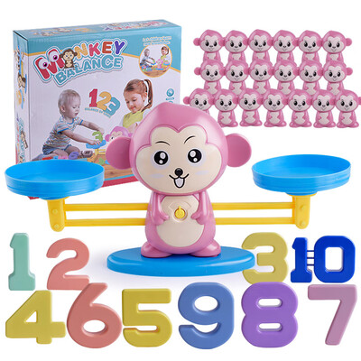 

〖Follure〗Monkey Balance Game Scale Early Learning Weight Child Kids Intelligence Toys