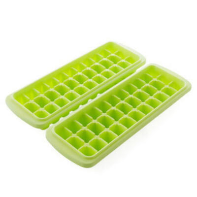 

DIY 33 Ice Grides Set Combination Type PP Ice Making Mold Tray Box with Lid Free Ice Shovel2 Pcslot