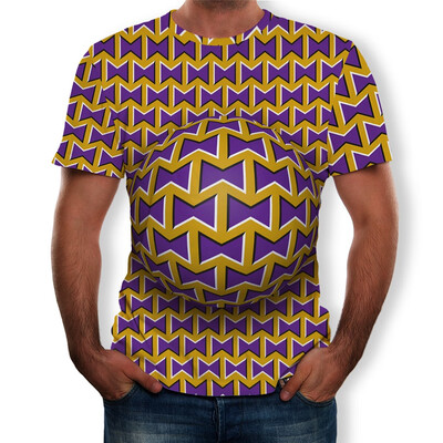 

Toponeto Mens Summer New Style 3D Printed Short Sleeves Fashion Comfort Blouse Top
