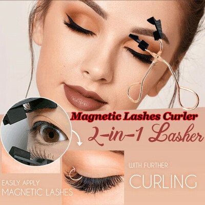 

2020NEW Easily Apply Magnetic Lashes 2-in-1 Lasher Gold Silver Magnetic Lashes Curler Magnetic Lashes Clip