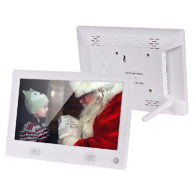 

Andoer 101 Inch Digital Picture Photo Frame LED Screen Digital Photo Album High Resolution 1024600169 Clock HD Video Player w