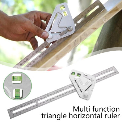 

Adjustable Carpentry Utensil Measuring Multi-Angle Multifunctional triangle level Ruler Woodworking Hand Tool