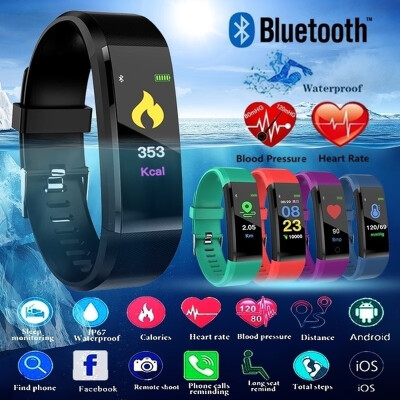 

High Quality Color Screen Smart Bracelet Sports Wristband Fitness Tracker Heart Rate